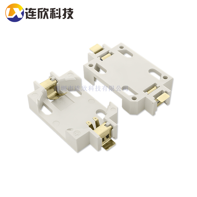 CR2032电池座6贴镀金  CR2032-BS-6