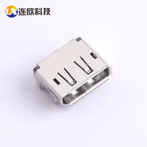 DP 20PIN 母座 卧式贴板式SMD XDPF-0205-20S