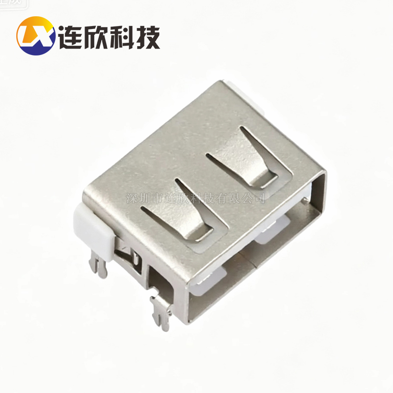 USB10.0MM四脚插板式无边  XUBF-012-0405