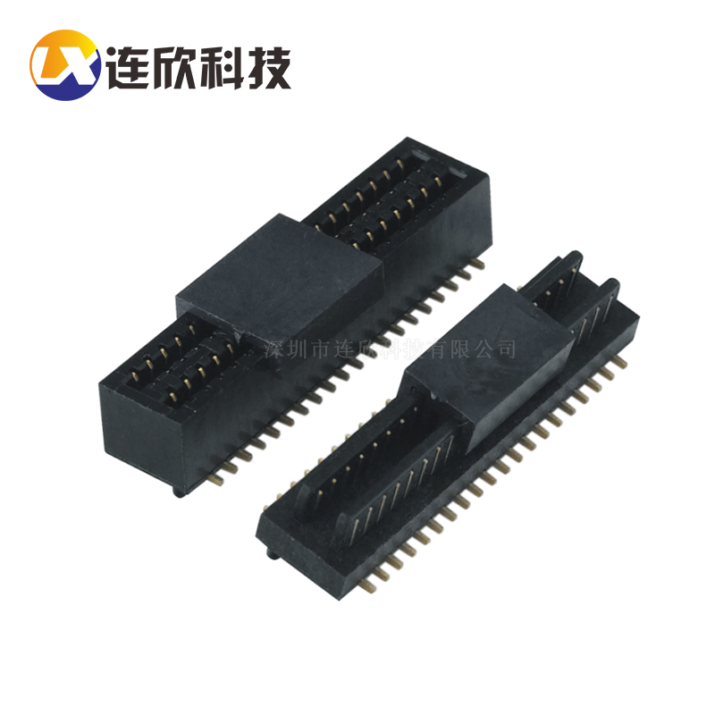 板对板BTB 双槽 0.8MM公母座  XDBM/F-08XX-2*XXPIN