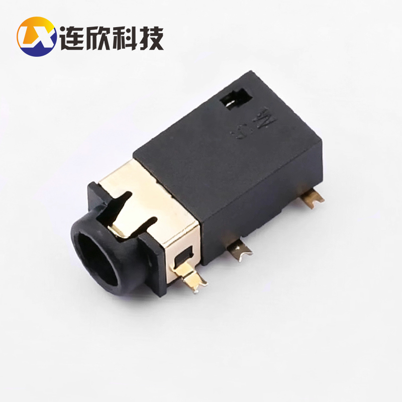 耳机座3.5mm PJ-342 6脚贴片镀金 双柱  XDJK-0354-060