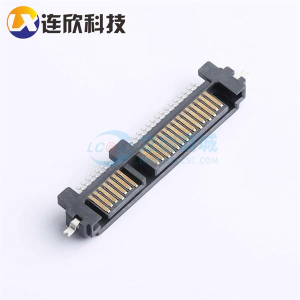 SATA 7+15PIN 沉板2.2H 公座 XUTS-2210-2261