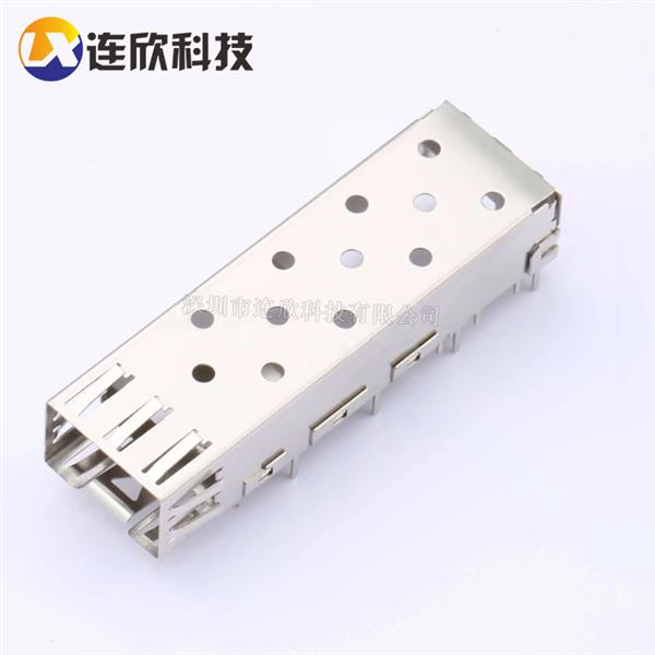 SFP 1X1光纤模块配套屏蔽笼子    XDSFP-020-RTS19