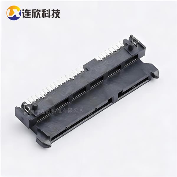 SATA 7+15P 6.74H卧贴缩针 XUTS-22674-0127