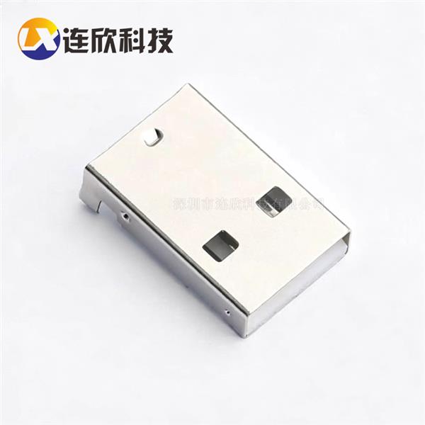 USB 2.0 AM 公座 弯插  XBDM-9101-018