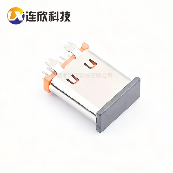 TYPE C 14P直插母座USB C TYPE母座 立式插板10.0H  TYPE C-14P XUBF-0314-1020