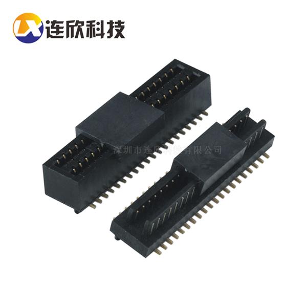 板对板BTB 双槽 0.8MM公母座  XDBM/F-08XX-2*XXPIN