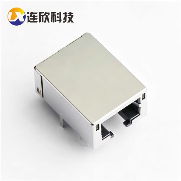 10G万兆变压器10000Mbps滤波器网口RJ45带LED灯插板式镀金6U   XDRJ-A10000M-M1461