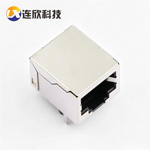 RJ45卧式插板式 L=18.4长不带灯  XDRJ-5806-002
