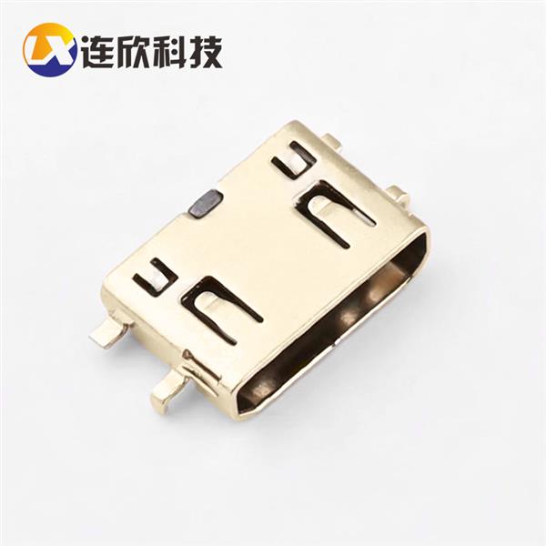 HDMI C TYPE 19PIN沉板0.8MM前脚插板后贴式 B版    XDHF-1902-0681B