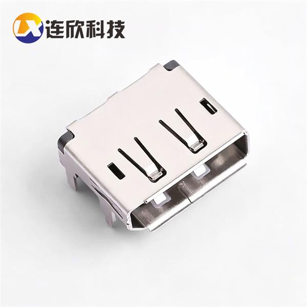 DP 20PIN 母座 卧式贴板式SMD XDPF-0205-20S