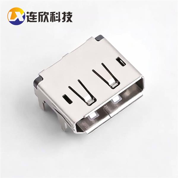 DP 20PIN 母座 卧式贴板式SMD XDPF-0205-20S