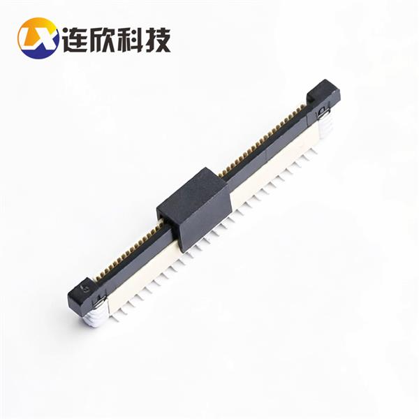 FPC 0.5间距 立式贴板式+拉拨锁扣  XDFC-0518-**P