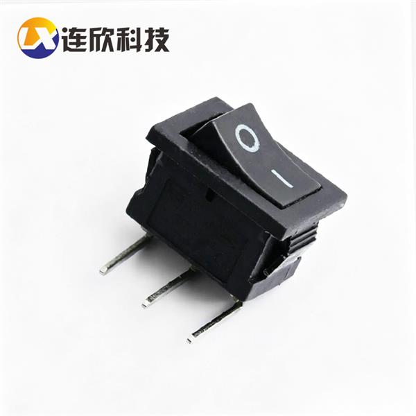 AC电源船型开关3脚卧插21*15MM  XDJK-2116-03