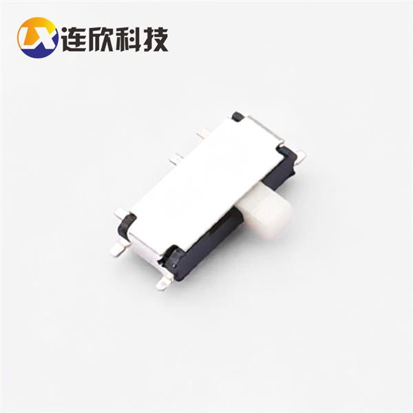 二挡7脚拨动开关卧式贴片   XDMK-12C01-25