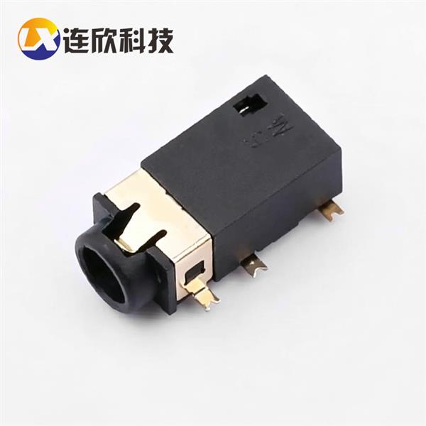 耳机座3.5mm PJ-342 6脚贴片镀金 双柱  XDJK-0354-060