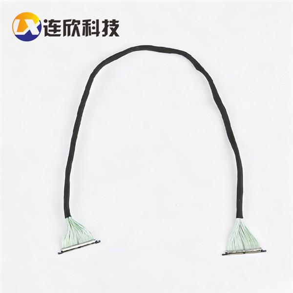 广濑DF56-40PIN双头柔性极细同轴线L200MM  XDCB-DF5640-2-L200