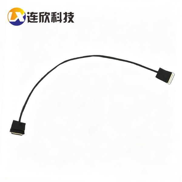 I-PEX 20454-30PIN双头柔性极细同轴线L300MM 1:1正向   XDCB-2045430-1-L300